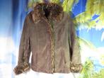 bruine suede tussen jas faux für mt 42 Arma Women, Arma Women, Bruin, Maat 42/44 (L), Ophalen of Verzenden