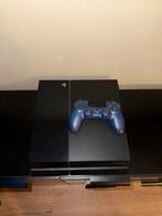 PS4 met blauwe controller, Spelcomputers en Games, Spelcomputers | Sony PlayStation 4, Ophalen, Met 1 controller, Original, 500 GB