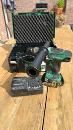 Hitachi schroefboormachine 18v DS18DSDL met accu en lader., Ophalen of Verzenden, Zo goed als nieuw, Boor- en Schroefmachine