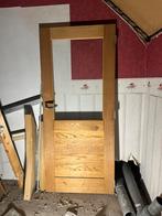 Eikenhouten binnen deur, Doe-het-zelf en Verbouw, Deuren en Horren, Ophalen, 80 tot 100 cm, Binnendeur, Minder dan 200 cm