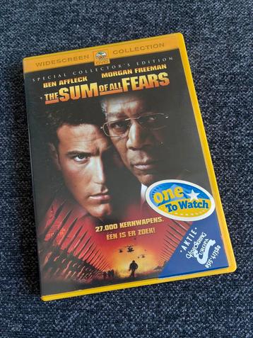 The Sum of all Fears dvd film Ben Affleck - Morgan Freeman beschikbaar voor biedingen