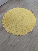 Kidsdepot geel vloerkleed rond 110 cm, Rond, Ophalen of Verzenden, Zo goed als nieuw, 100 tot 150 cm