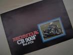 Honda CB900F Bol d'Or verkoop folder brochure flyer CB 900 F, Ophalen of Verzenden, Honda