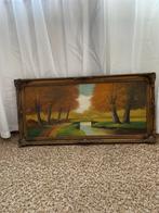 Klassiek Landschap Schilderij met lijst., Ophalen of Verzenden