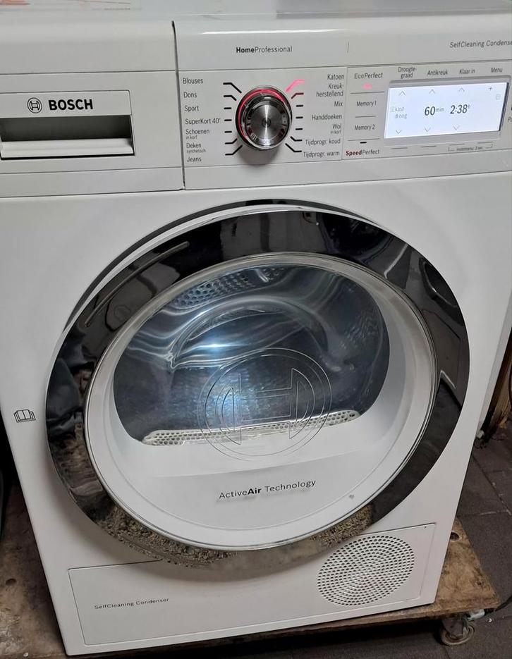 Bosch home professionele warmtepompdroger A ++,8kg, Witgoed en Apparatuur, Wasdrogers, Zo goed als nieuw, Overige typen, Voorlader