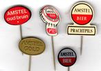 5 speldjes AMSTEL BIER (A1), Verzamelen, Speldjes, Pins en Buttons, Verzenden, Gebruikt, Overige onderwerpen