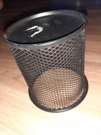 Zwart metalen pennenbakje, Gebruikt, Ophalen of Verzenden, Minder dan 10 liter, Metaal