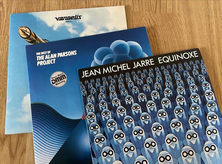 3 LP's: Vangelis, Alan Parsons, Jean Michel Jarre, Cd's en Dvd's, Vinyl | Overige Vinyl, Gebruikt, 12 inch, Ophalen of Verzenden