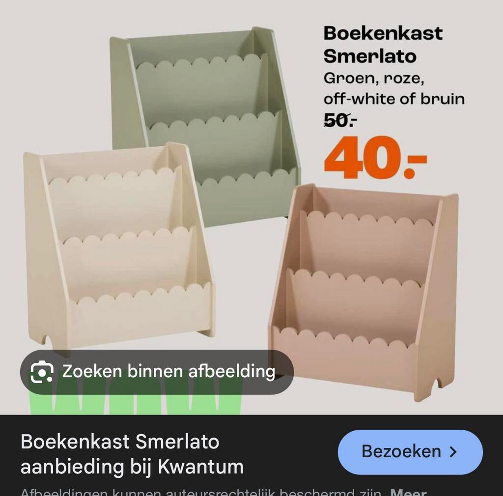 GEZOCHT: boekenkast smerlato kwantum (roze), Huis en Inrichting, Ophalen, Zo goed als nieuw