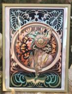 Unieke Alphonse Mucha Wereld Art Nouveau dag Print Poster #7, Antiek en Kunst, Kunst | Litho's en Zeefdrukken, Verzenden