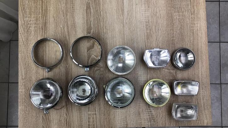 Koplamp units bromfiets batavus sparta aprila solex honda, Fietsen en Brommers, Brommeronderdelen | Oldtimers, Nieuw, Batavus