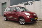 Fiat 500L 0.9 TwinAir 105pk Lounge -PANO-ECC-PDC-NAVI-, Gebruikt, Euro 6, Leder en Stof, Origineel Nederlands