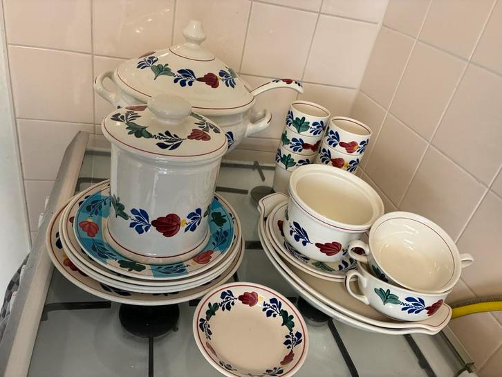Boerenbond servies, Antiek en Kunst, Antiek | Keramiek en Aardewerk, Ophalen