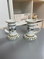 Handbeschilderde Portugese Kandelaar - Viana do Castelo, Overige materialen, Gebruikt, Wit, Ophalen of Verzenden