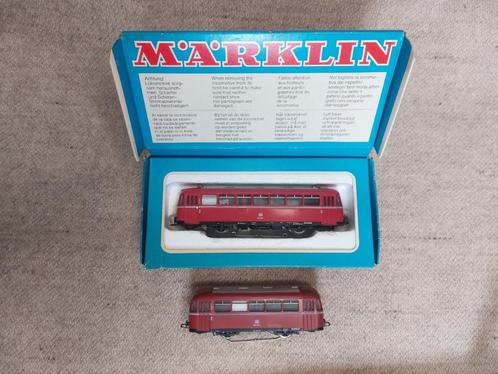 Märklin 3016 H0 Schienenbus railbus in OVP met bijwagen [A], Hobby en Vrije tijd, Modeltreinen | H0, Gebruikt, Locomotief, Wisselstroom
