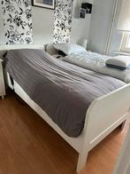 2 Senioren bedden met elektrische lattenbodem, Huis en Inrichting, Slaapkamer | Bedden, Ophalen, 90 cm, Eenpersoons, Wit