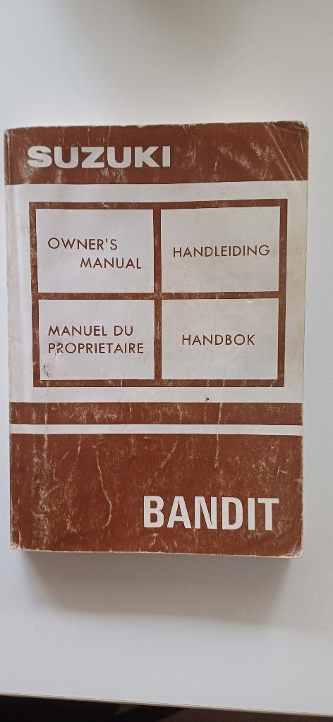 Instructieboekje Suzuki Bandit 400 1994, Ophalen of Verzenden, Suzuki