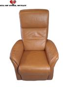 Sta Op Stoel Easysit Karamelbruin Leder