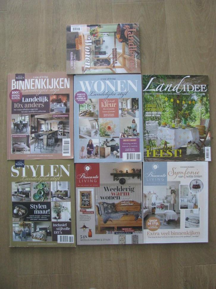 Brocante/Woontijdschriften, Boeken, Tijdschriften en Kranten, Zo goed als nieuw, Overige typen, Ophalen