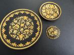 2x Gouden Toledo dasmascene plate en 1 broche, Ophalen of Verzenden