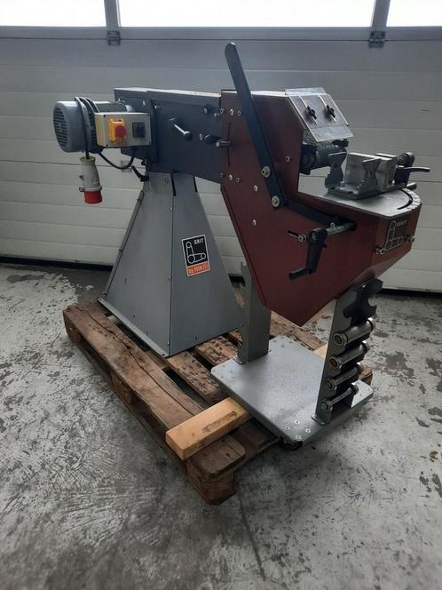 GRIT by FEIN pijpuitslijpmachine 380V compleet met rollen, Doe-het-zelf en Verbouw, Gereedschap | Overige machines, Gebruikt, Ophalen