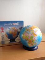 Puzzel bal wereldbol 540 stukjes, Ophalen of Verzenden, Minder dan 500 stukjes, Zo goed als nieuw, Overige typen