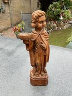 Houten Devotiebeeld - Kaars/Wierookhouder, Ophalen of Verzenden