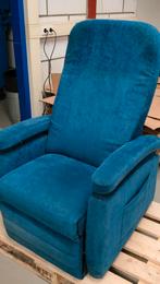 Blauwe sta op stoel voor iemand rond de 1.57, Ophalen, Gebruikt, 75 tot 100 cm, 75 tot 100 cm