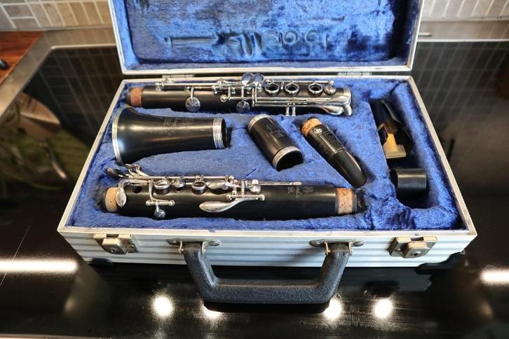Bes Klarinet SML Ansingh - Lemaire, Muziek en Instrumenten, Blaasinstrumenten | Klarinetten, Gebruikt, Bes-klarinet, Hout, Met koffer