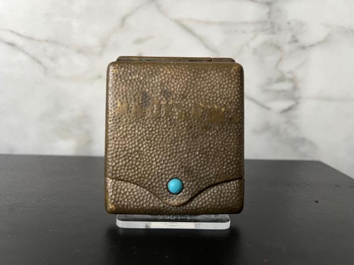 Luciferdoosje jaren 20/30 met steentje, Antiek en Kunst, Curiosa en Brocante, Ophalen of Verzenden