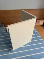 Auping Auronde bed aanhaak / aanhang tafel alpine wit 34,5cm, Huis en Inrichting, Slaapkamer | Bedden, Ophalen, Eenpersoons, Wit