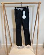 Leatherlook broek maat S/M wax flared mimos, Kleding | Dames, Broeken en Pantalons, Zwart, Nieuw, Ophalen of Verzenden, Maat 36 (S)