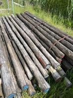 Hardhouten palen, Tuin en Terras, Palen, Balken en Planken, Ophalen of Verzenden, Zo goed als nieuw, 250 cm of meer, Palen