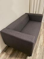 Bankstel - Stof - 2 à 3 zits - Antraciet, Huis en Inrichting, Banken | Bankstellen, Ophalen, 150 tot 200 cm, Tweepersoons, 75 tot 100 cm