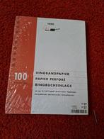 Nieuw pak ringband A5 papier 100 vellen NIEUW NIEUW, Ophalen of Verzenden, Nieuw