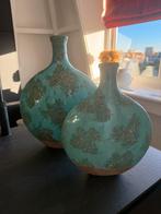 2 Vazen van het merk PMT., Huis en Inrichting, Ophalen, Overige kleuren, Minder dan 50 cm, Glas