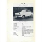 DKW F12 Vraagbaak losbladig 1963-1965 #2 Nederlands, Ophalen of Verzenden, Gelezen, Overige merken