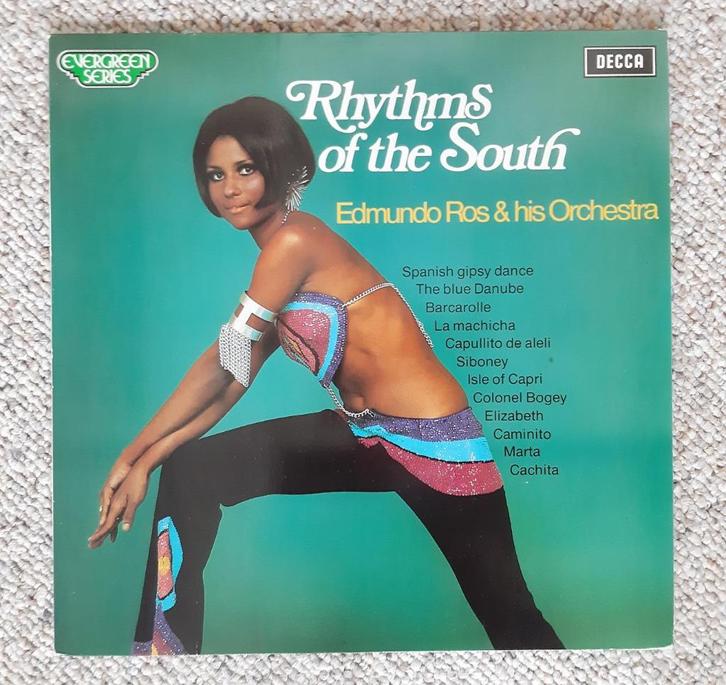 LP - Edmundo Ross - Rhythms of the South, Cd's en Dvd's, Vinyl | Latin en Salsa, Gebruikt, 12 inch, Ophalen
