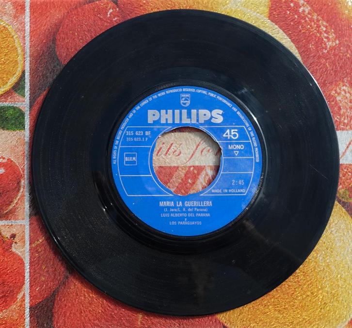 luis alberto del parana - maria la guerillera, Cd's en Dvd's, Vinyl Singles, Gebruikt, Single, 7 inch, Ophalen of Verzenden
