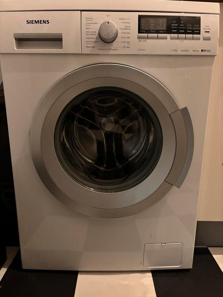 Siemens iQ500 Wasmachine - Topmodel!, Witgoed en Apparatuur, Wasmachines, Gebruikt, Voorlader, 6 tot 8 kg, 85 tot 90 cm, 1200 tot 1600 toeren