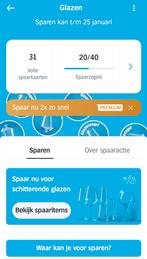 AH Glaszegels - 31 volle spaarkaarten, Verzamelen, Supermarktacties, Albert Heijn, Ophalen of Verzenden