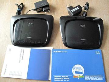 (4.2) Wireles moden en wireless router Linksys beschikbaar voor biedingen