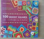 100 Granny Squares oma vierkantjes om te  haken , Hobby en Vrije tijd, Ophalen of Verzenden, Nieuw, Haken, Patroon of Boek