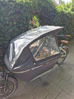 Kort Gebruikte Lovens Regenhuif Nieuw Model met stokken, Fietsen en Brommers, Fietsen | Bakfietsen, 4 kinderen of meer, Gebruikt