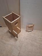 Broedblok parkieten, Ophalen, Gebruikt, Hout, Broedkooi of Kweekkooi