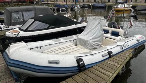 Valliant 620 rib 115PK Mercury 4t, Watersport en Boten, Rubberboten, Gebruikt, Overige merken, Overige materialen, Benzine, Ophalen