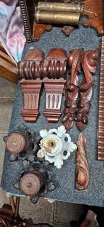 Houten klok onderdelen, Ophalen