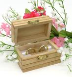 Zeer mooie schatkistje als trouwringen doosje., Ophalen of Verzenden, Nieuw, Feestartikel, Geboorte of Huwelijk