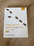Organizational Behaviour and Work ( A critical introduction, Boeken, Studieboeken en Cursussen, Verzenden, Fiona M. Wilson