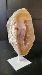 Prachtige agaat met amethist, Verzamelen, Mineralen en Fossielen, Ophalen of Verzenden